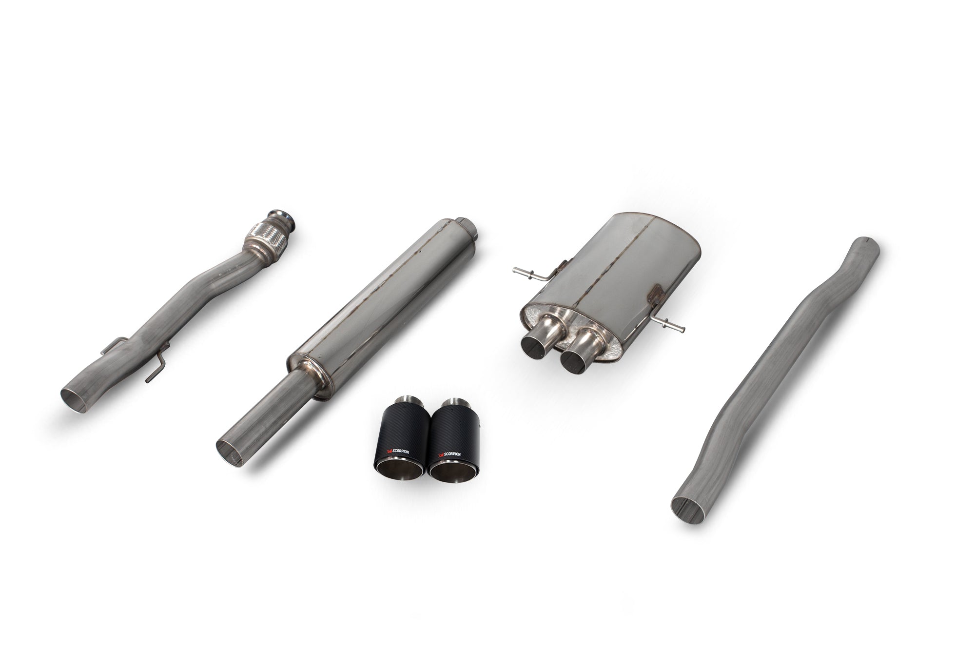 R56 Cooper S Resonated cat-back system